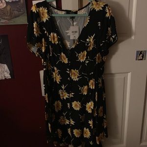 Black Sunflower Dress